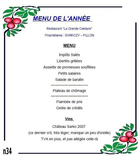 MENU GASTRONOMIQUE